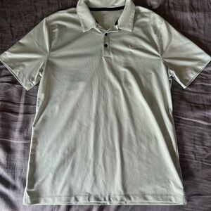 Nike Dri-Fit Polo Shirt Mens Large Mint/Sage Green Short Sleeve Golf Athletic